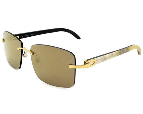 buy cartier buffalo horn sunglasses|cartier buffalo horn glasses price.